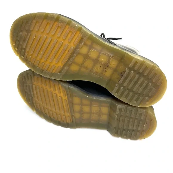 Dr. Martens The Original Black Smooth Leather Lace Up Boots - Size 8 - Picture 10 of 10